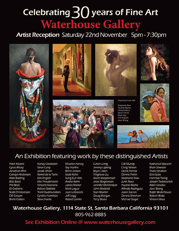 Santa Barbara Art Gallery, California Plein Air, Landsacpe paintings